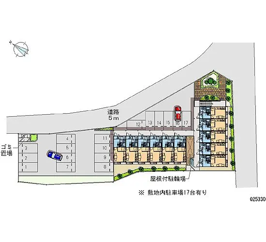 ★手数料０円★大川市向島　月極駐車場（LP）